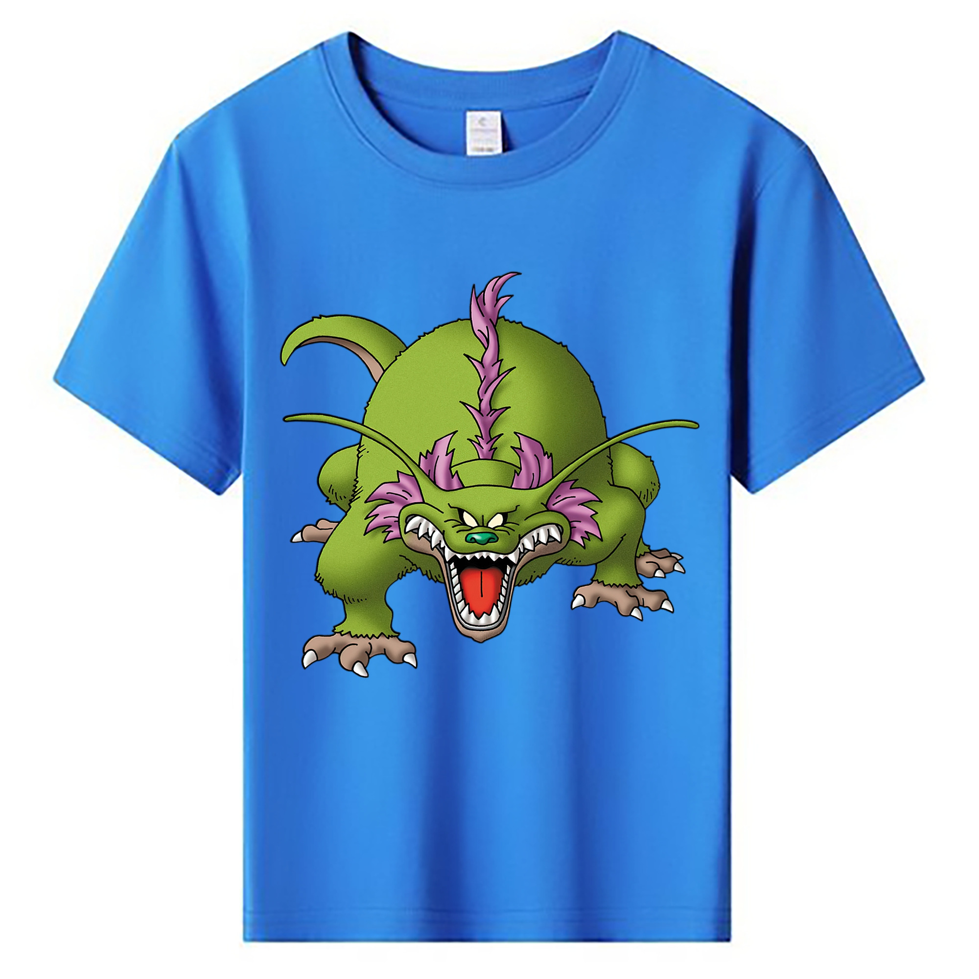 （画像用） ドラゴンクエスト Doragon Kuesuto Dragon Quest 綿100％キッズTシャツ（フロントプリント）